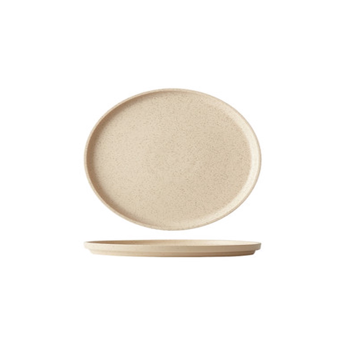7.7 in. Dessert/ Cake Plate - Dune Clay