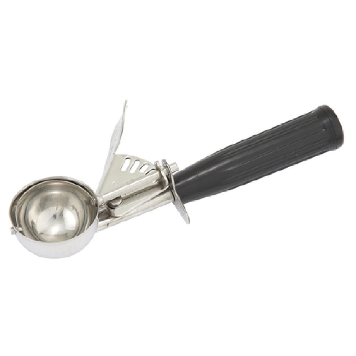 Winco ICD-30 1-1/4 Oz Ice Cream Disher Stainless Steel Plastic Handle Black