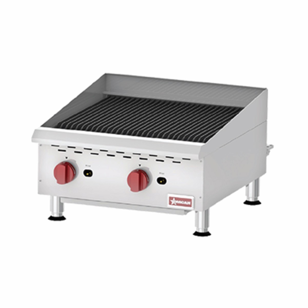 43727 | 24' | Charbroiler, Gas, Countertop