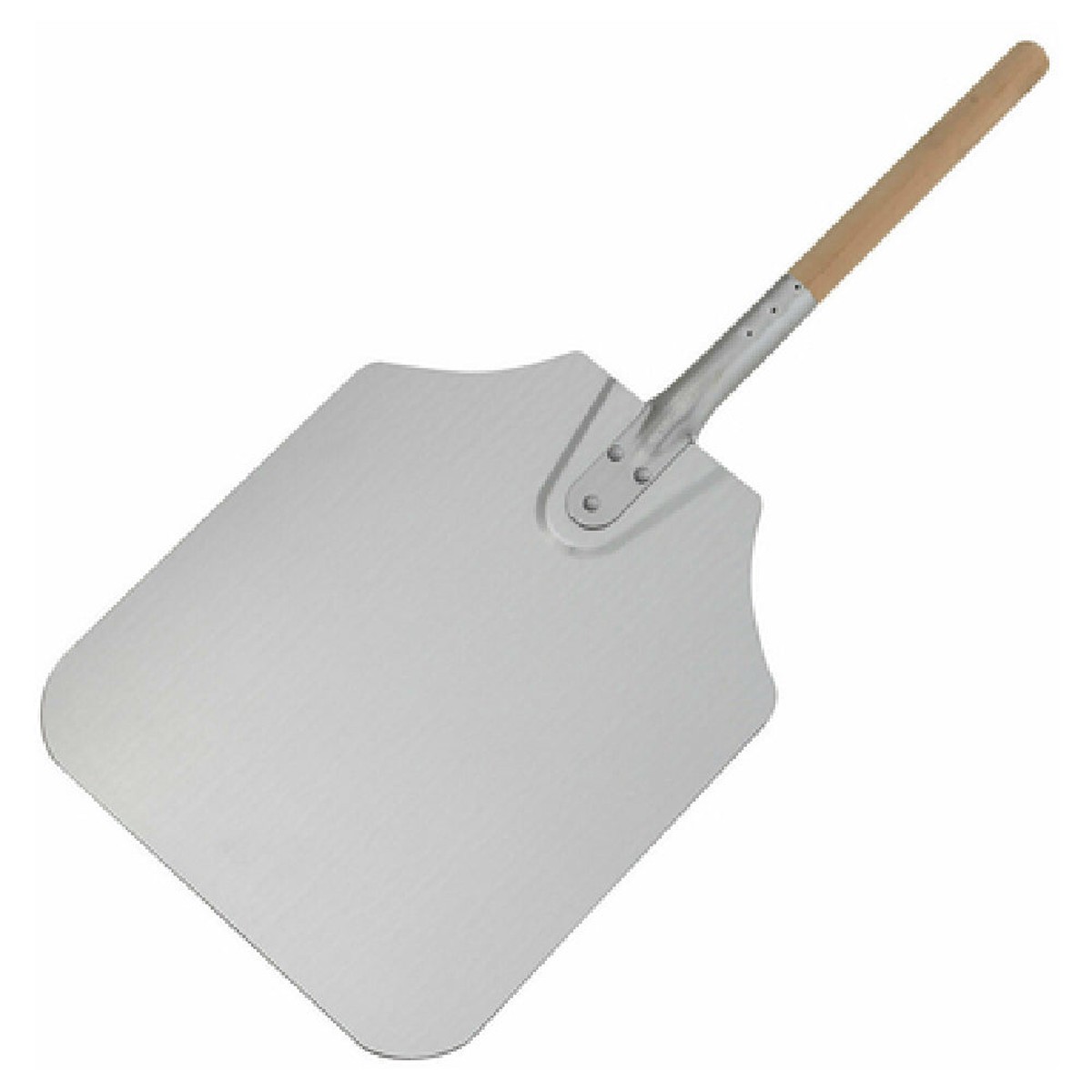 Winco APP-26 12 Inch x 14 Inch Aluminum Blade Pizza Peel with Wood Handle