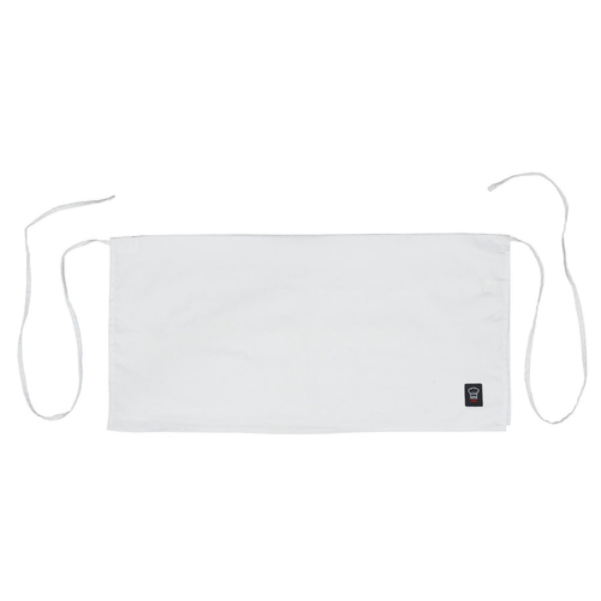 Winco WA4-3417W 34 Inch Length White Waist Apron Machine Wash Durable Poly-Cotton