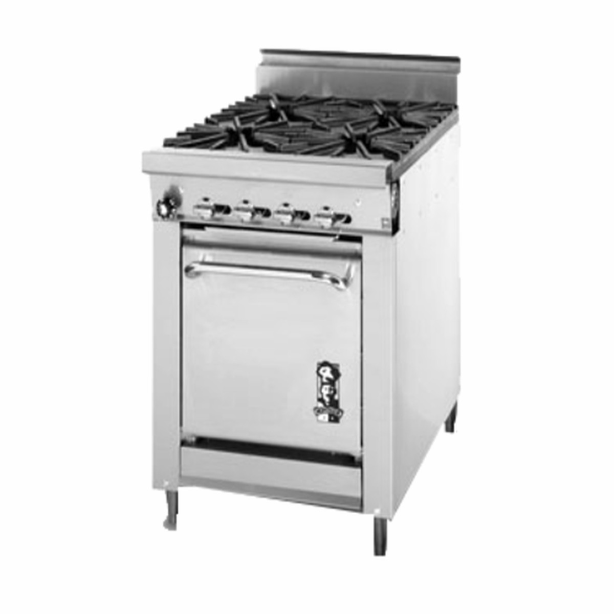 124-5 | 24' | Range, 24 Heavy Duty, Gas
