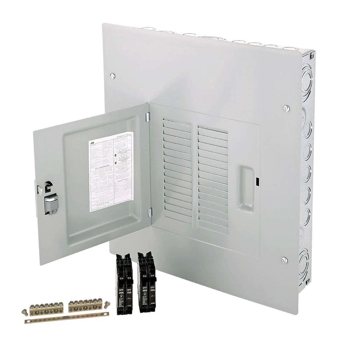 ABB ReliaHome T-Series 125-Amp 12-Space 24-Circuit Indoor Convertible Load Center - TLMQ1212PAG