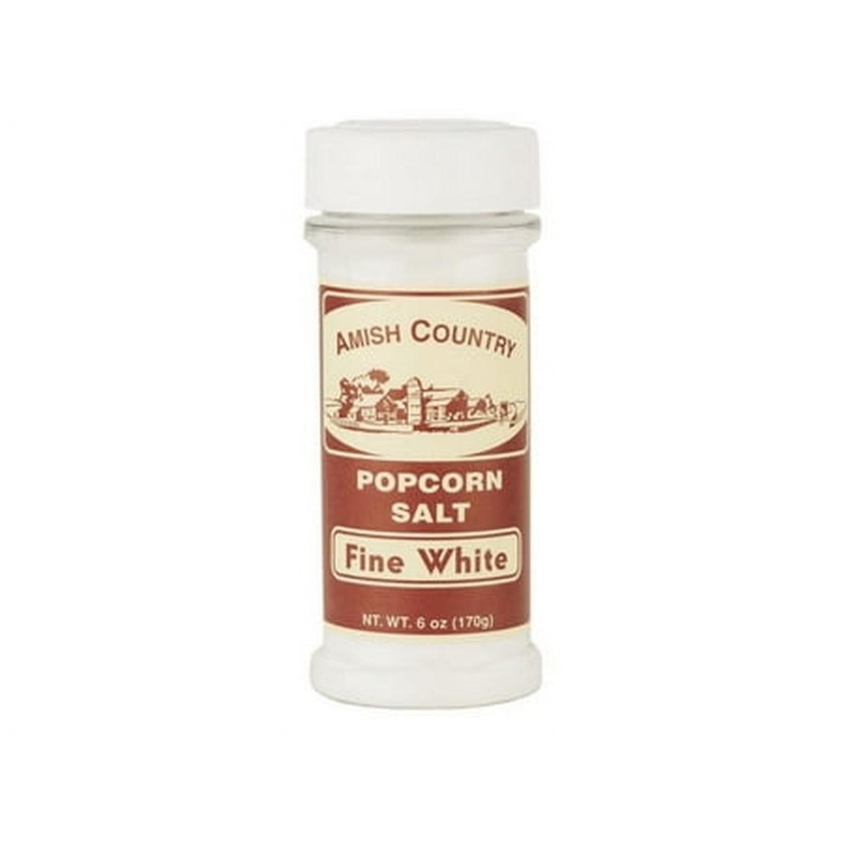 Fine White Popcorn Salt 6 OZ