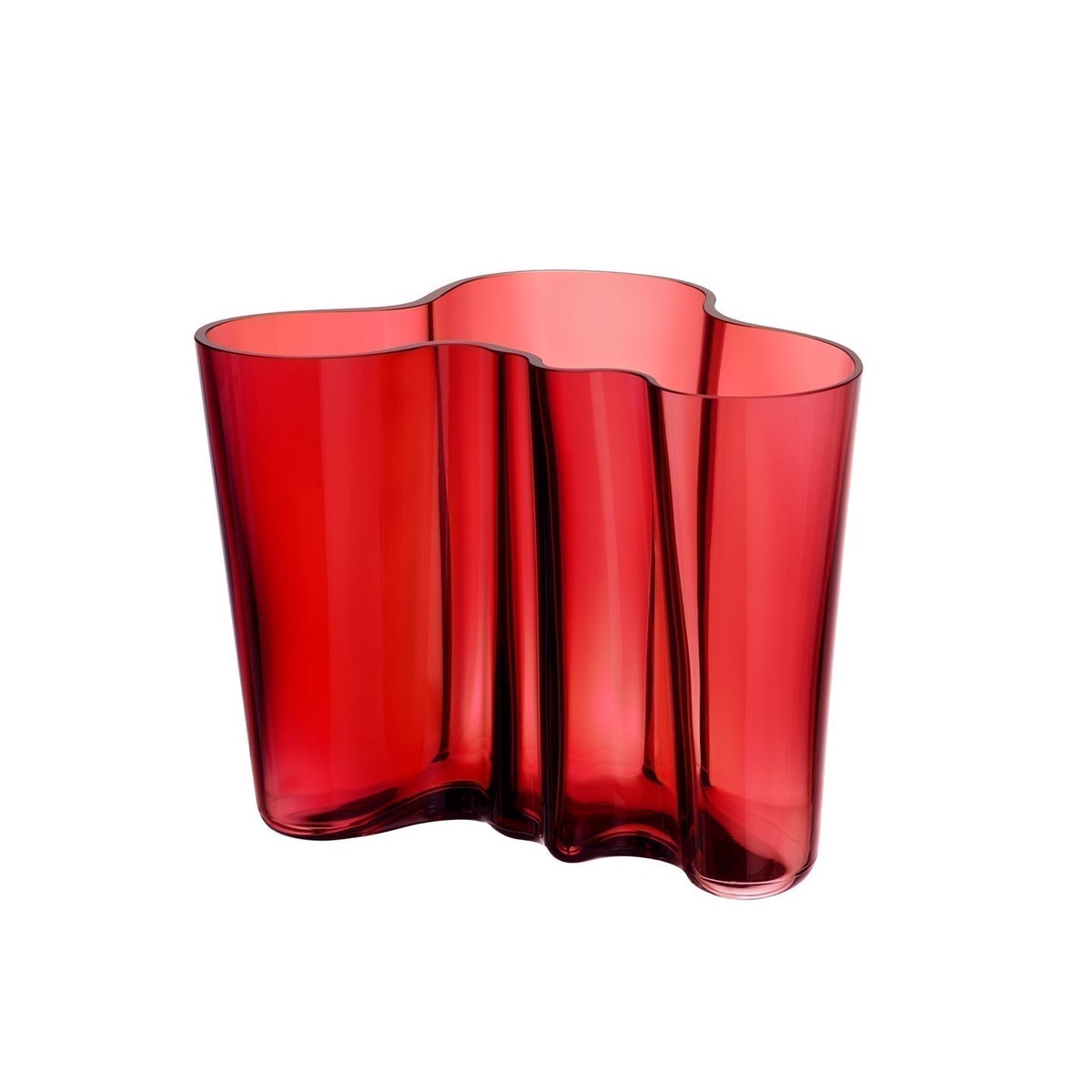 Aalto Vase 16cm Cranberry