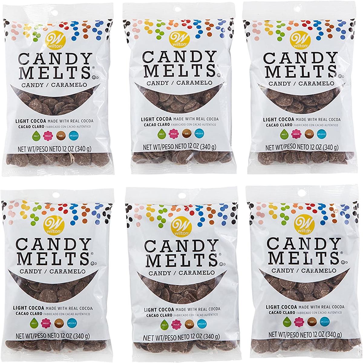 Wilton 12 oz. Light Cocoa Candy Melts Candy, 6-Count