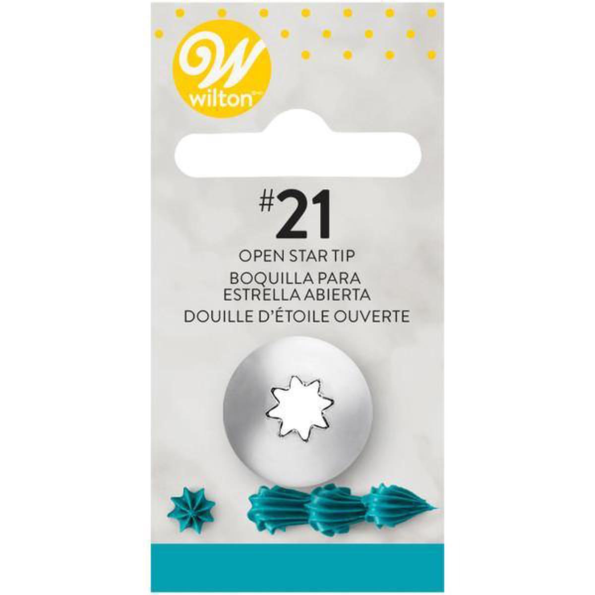 Wilton Decorating Tip #21 Open Star