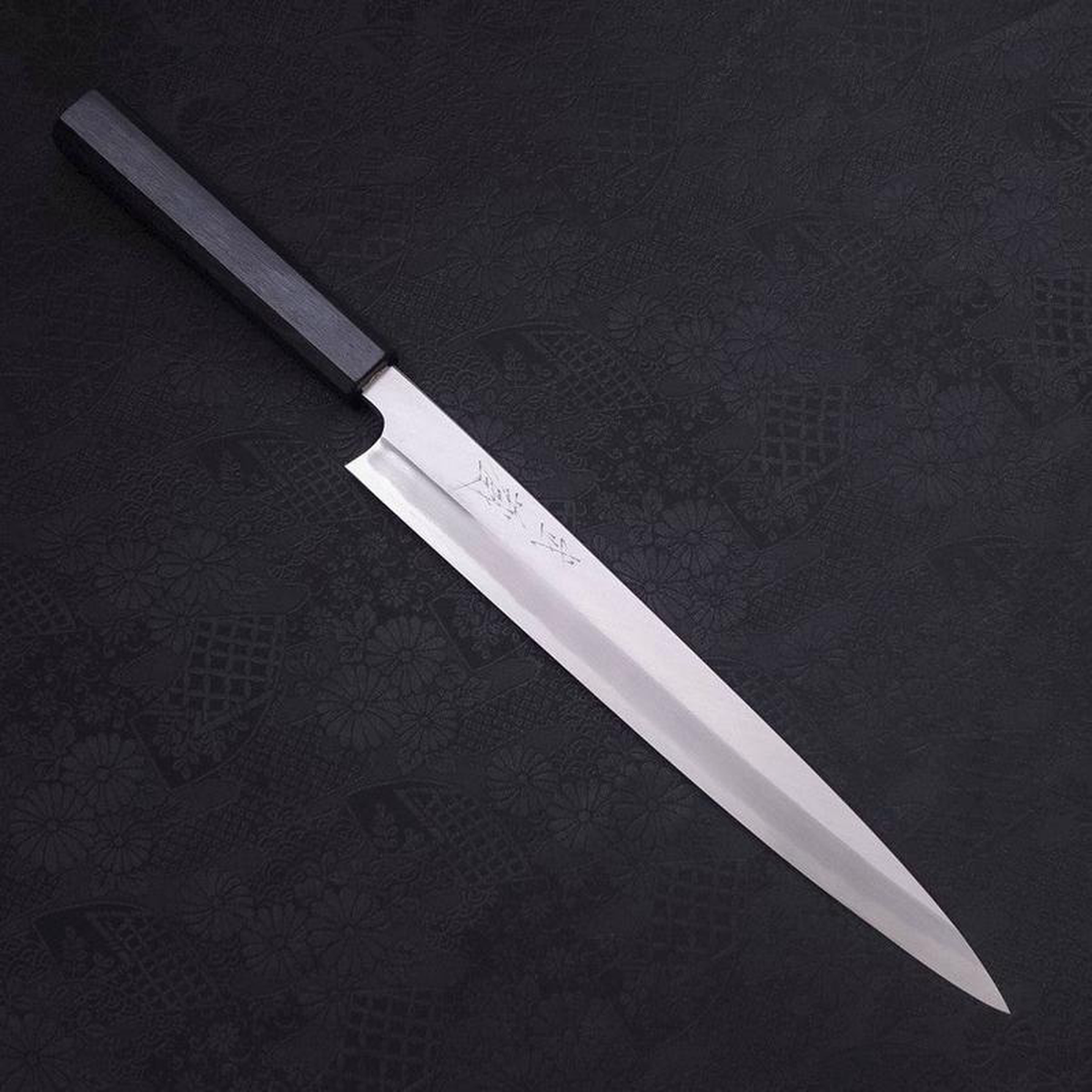 Yanagiba Blue Steel 2 Kasumi Dark-Blue Urushi Handle 270mm