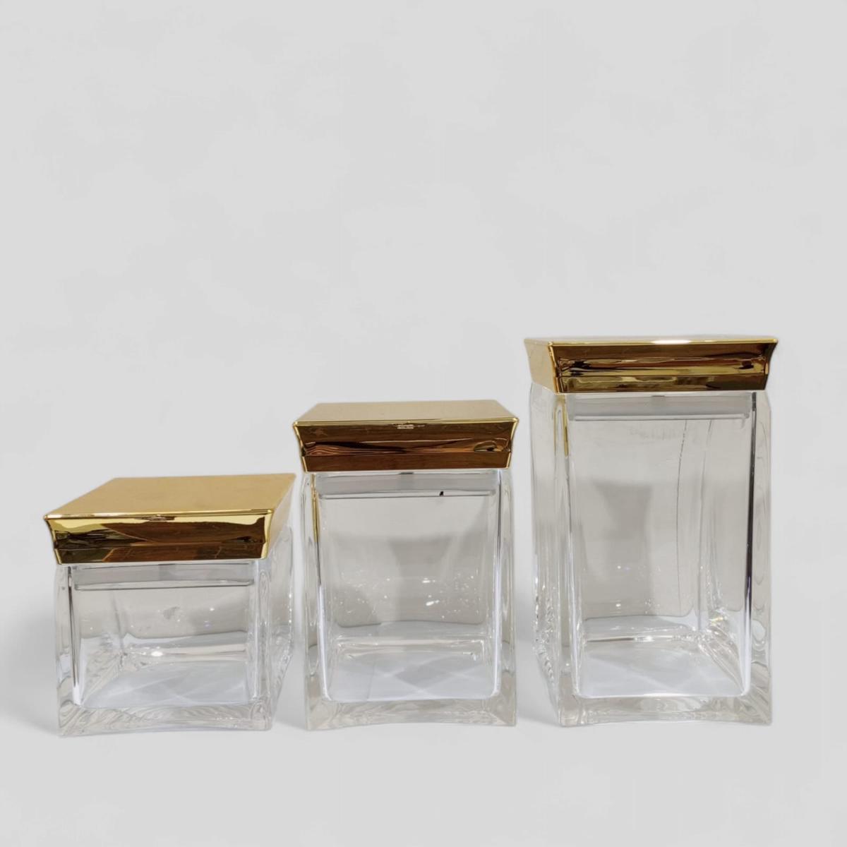 3 Piece Acrylic Jar D-1