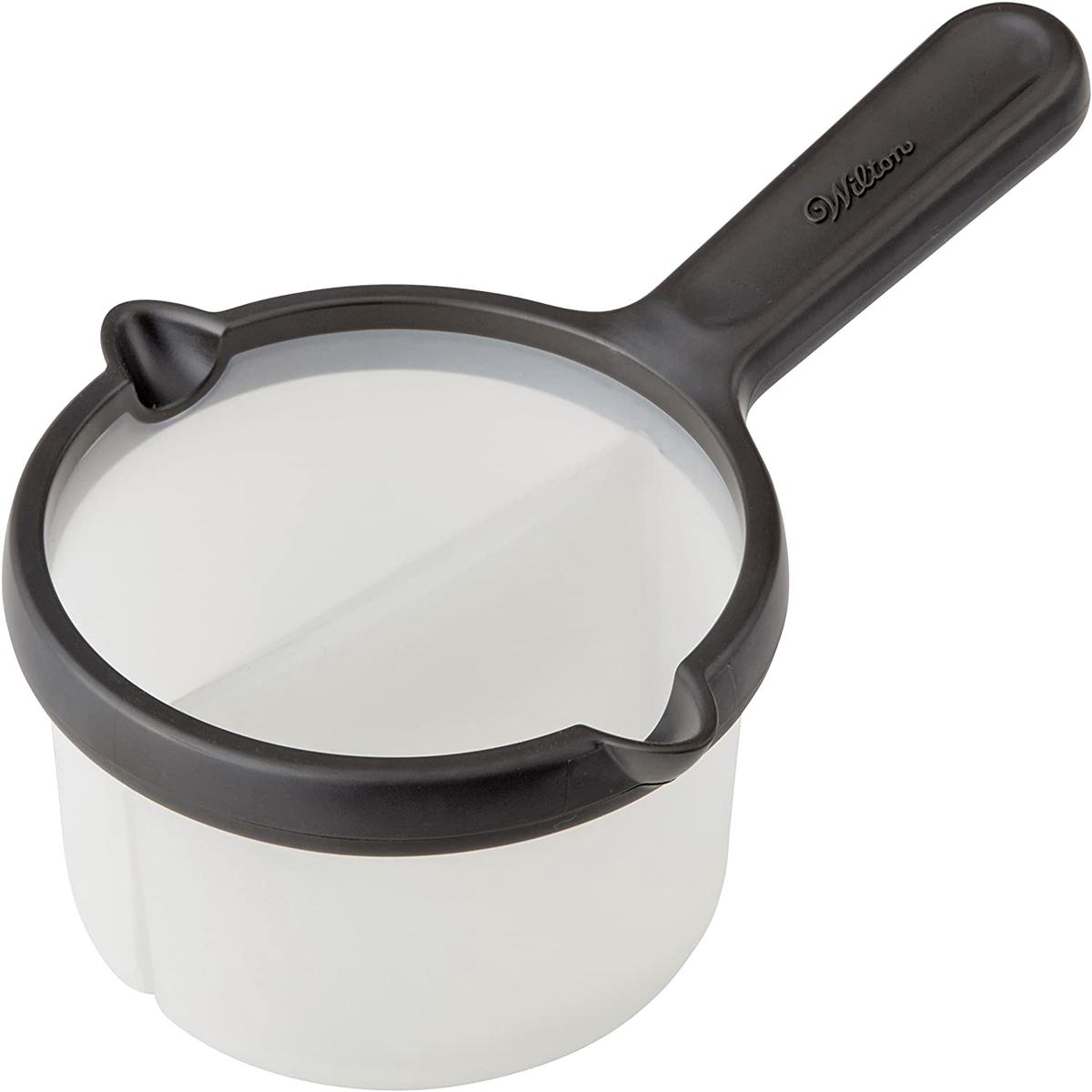 Wilton Candy Silicone Dual Melting Pot Insert - Silicone | White, Grey | 1