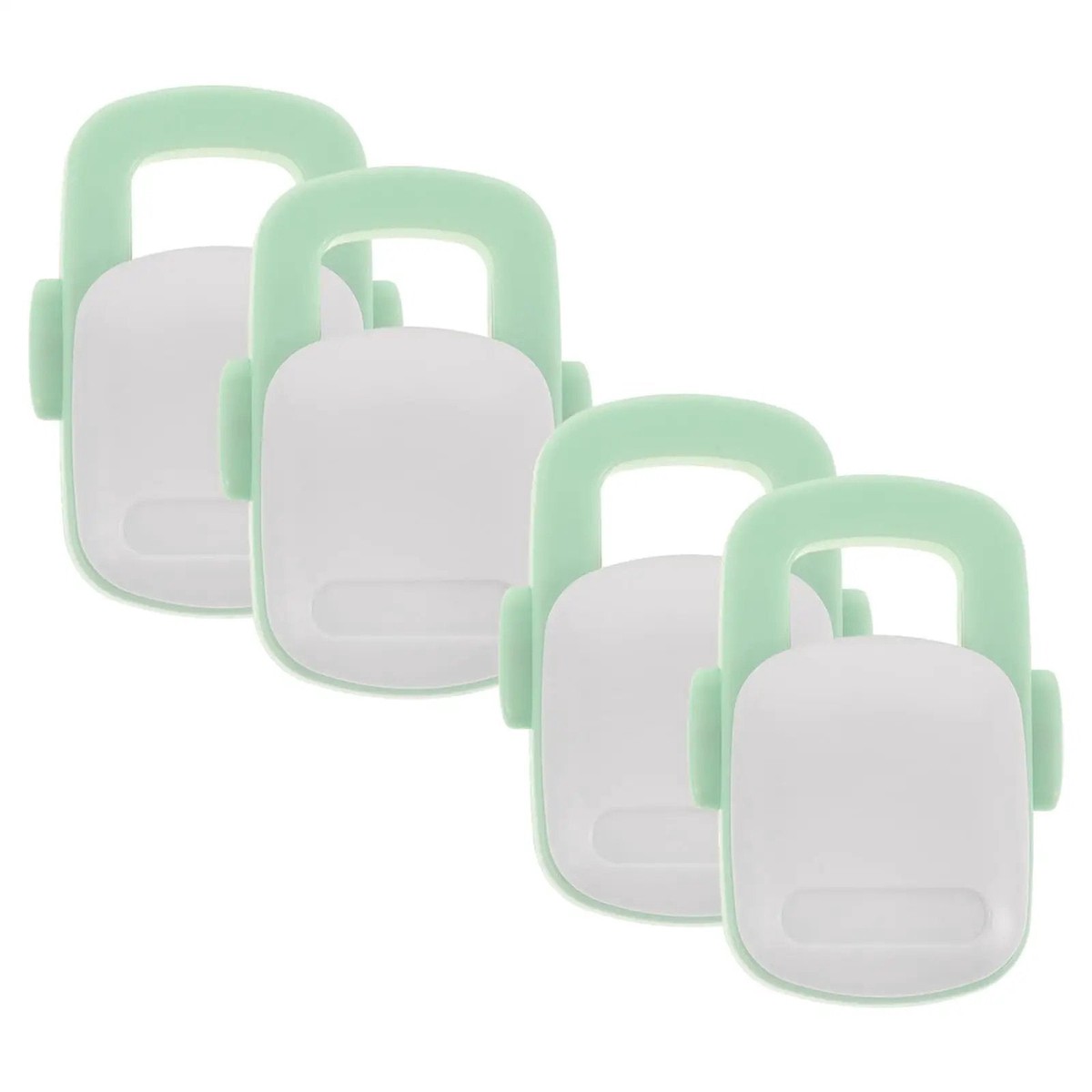 4 Pack Kid-Proof Cabinet Locks For Kitchen Appliances And Ovens, No-Brainer Install Oven Door Lock With Sturdy ABS, Keeps Hazardous Gear Out Of Kids' Reach, Durable Safety Latches For Peac