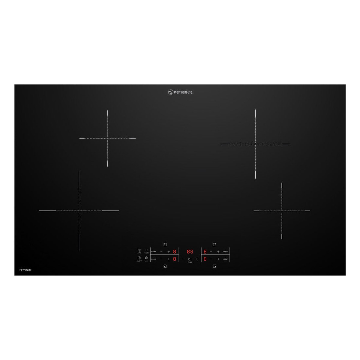 Westinghouse 90cm 4 Zone PowerLite Induction Cooktop