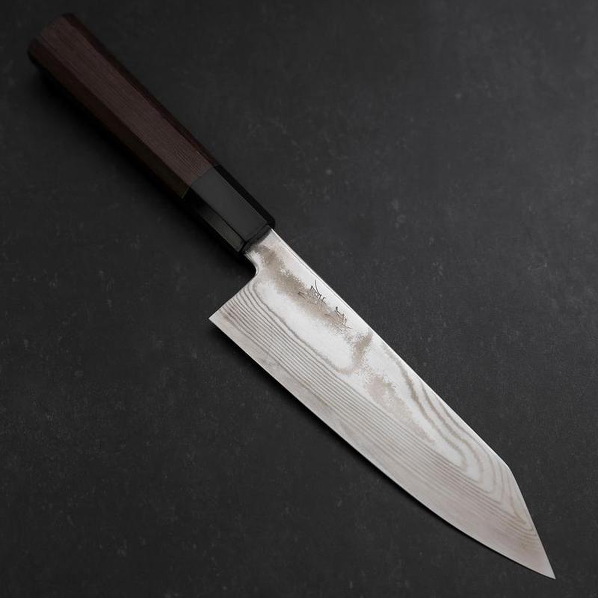 Bunka Silver Steel 3 Damascus Buffalo Wenge Handle 170mm