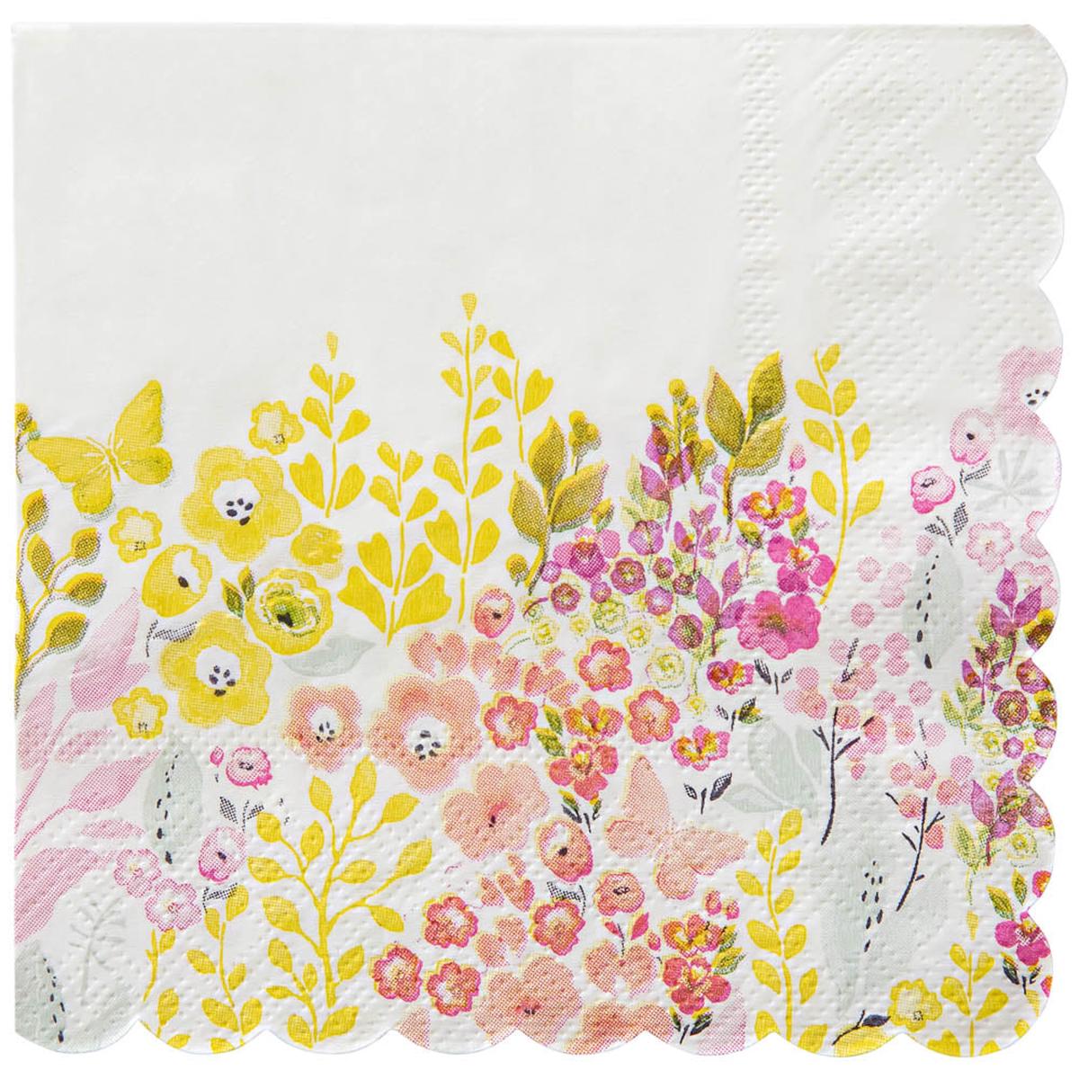 Watercolor Garden Beverage Paper Napkins TW4-24453
