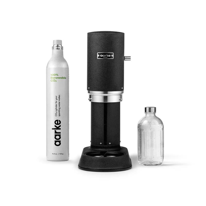 AARKE CARBONATOR PRO MATTE BLACK W/ CO2 CYLINDER