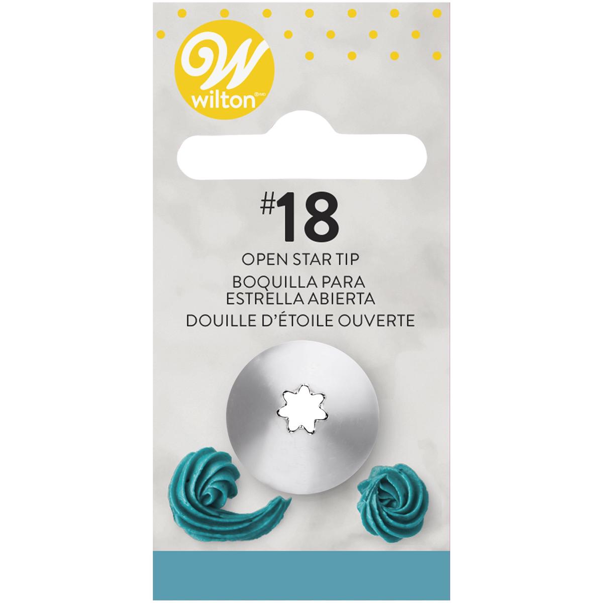 Wilton Decorating Tip #18 Open Star