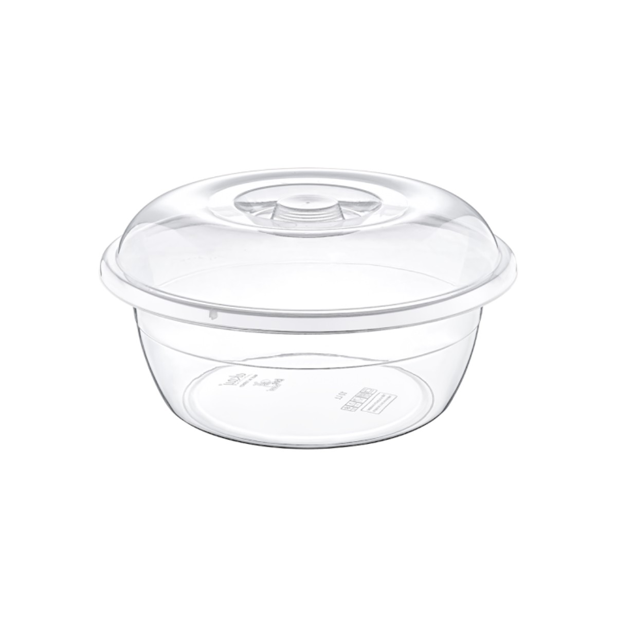 10-liter transparent round basin with lid
