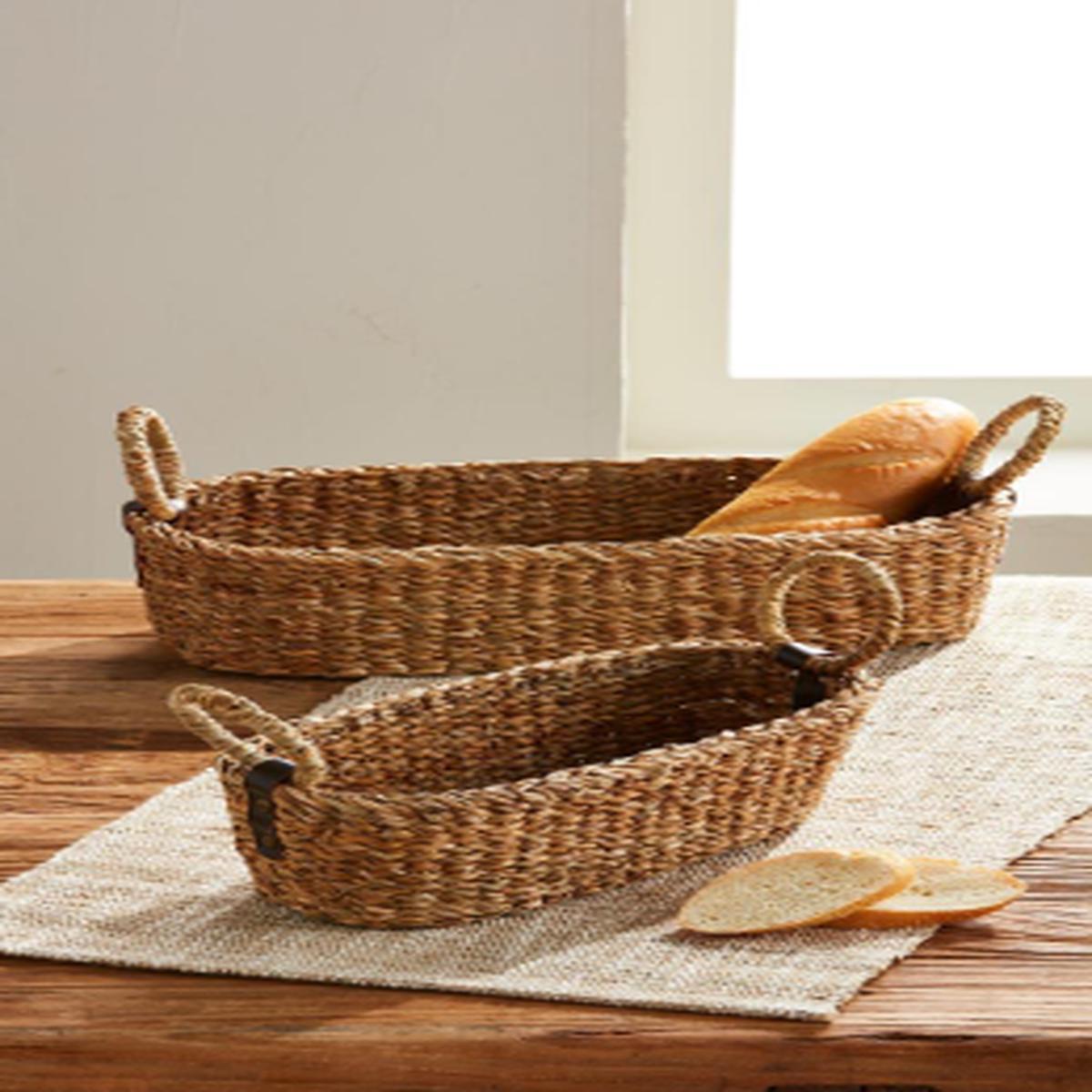 Woven Bread Basket Set