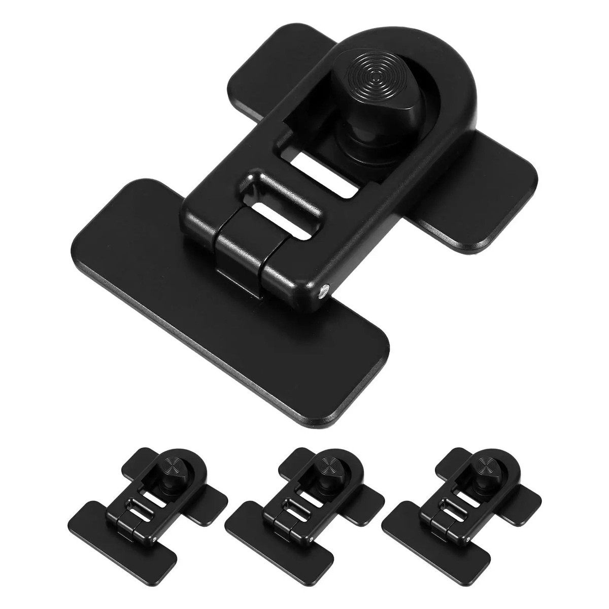 4 Pack Kid Safe Cabinet Locks For Fridge And Oven, Easy Install Plastic Safety Locks For Kitchen Cabinets, Prevents Burns And Food Poisoning, Durable Plastic, Ideal For Daycare Centers And