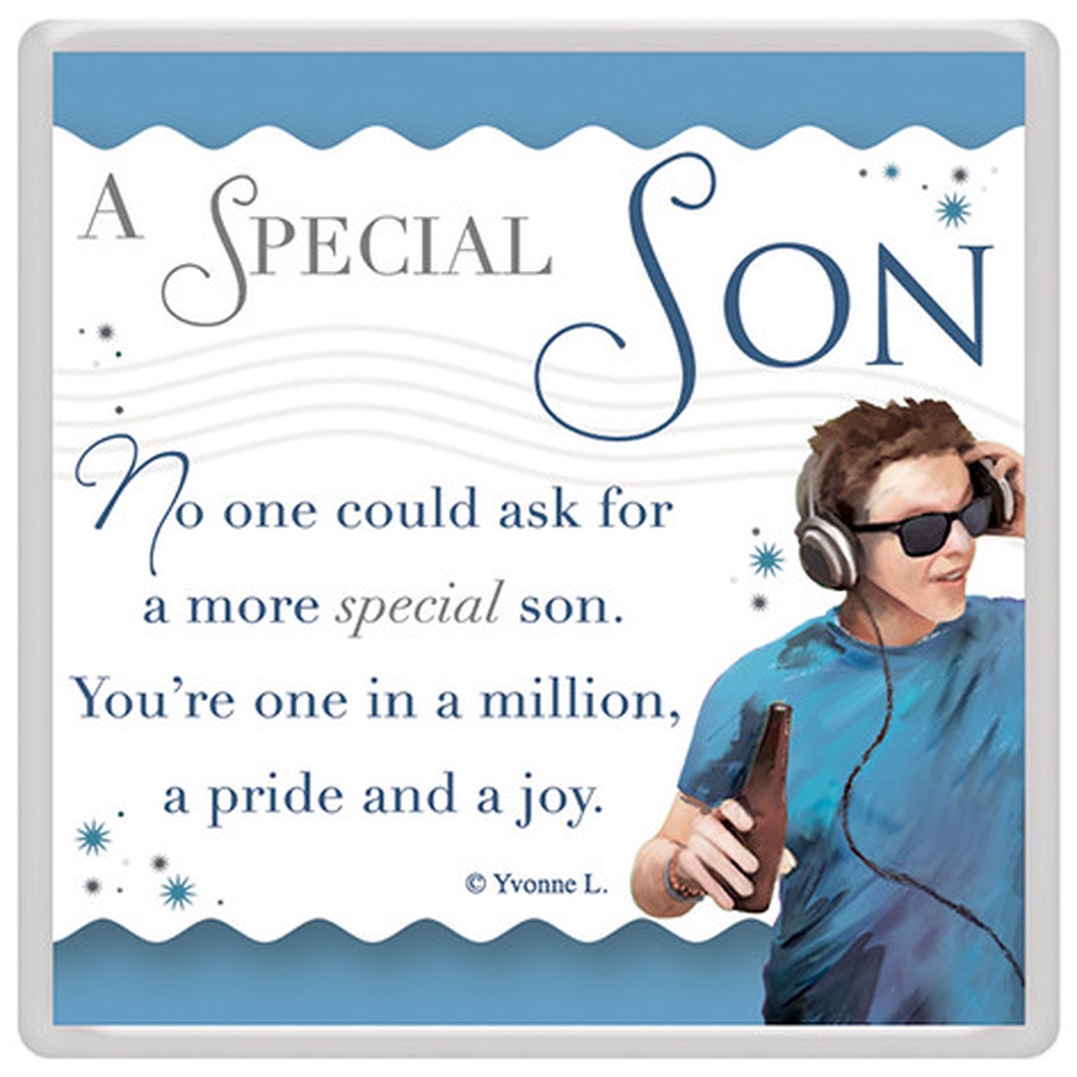 A Special Son Celebrity Style World's Best Magnet