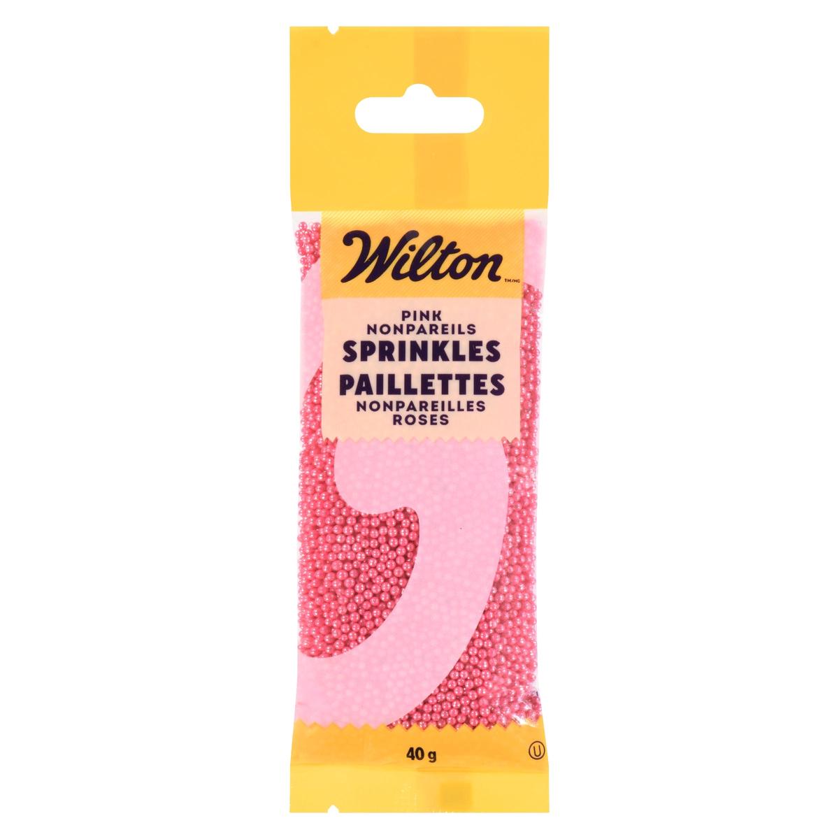 Wilton Sprinkles Pink Nonpareils 1.4oz (40g)