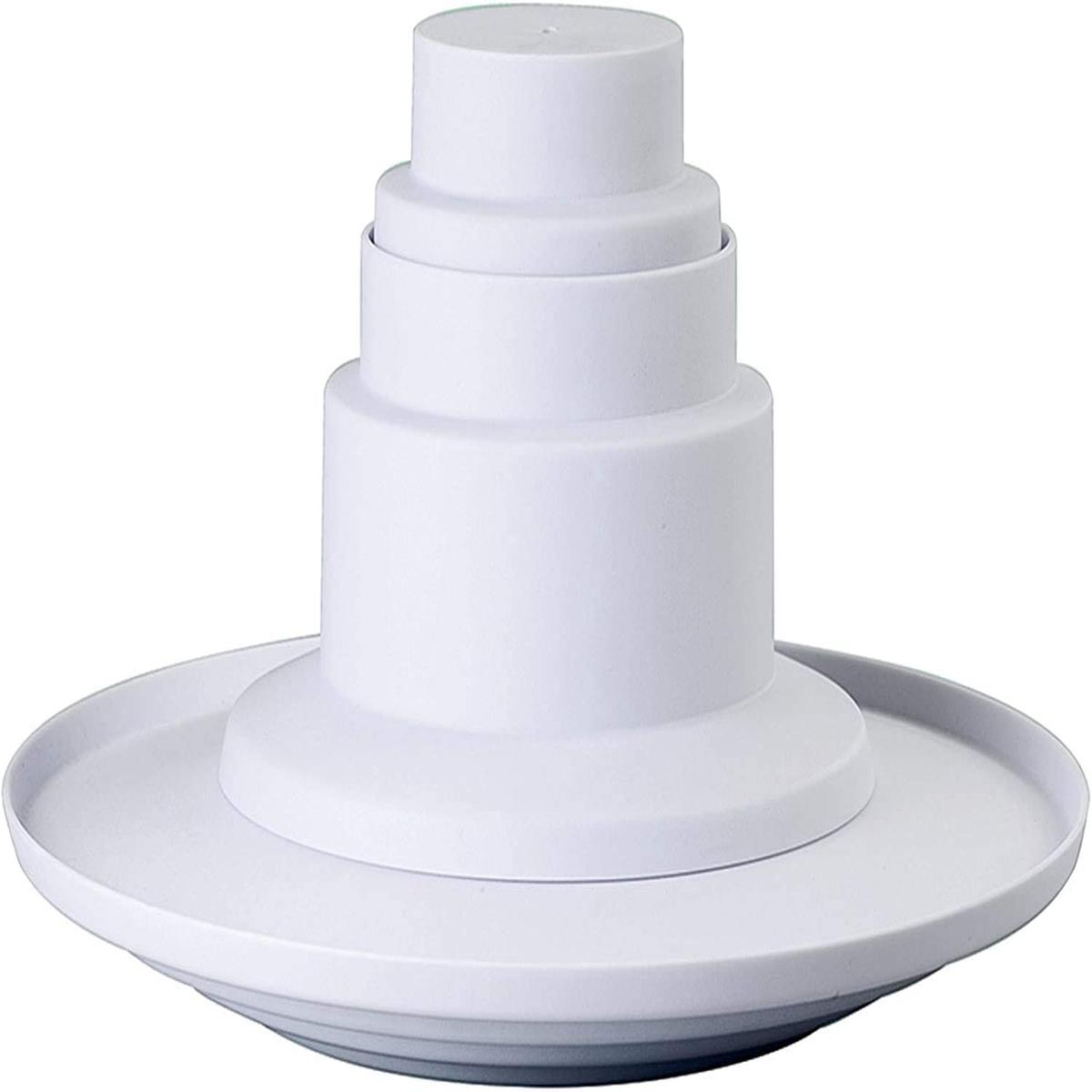Wilton 4-Tier Stacked Cupcake and Dessert Tower - Plastic | 4 Tier | Brown