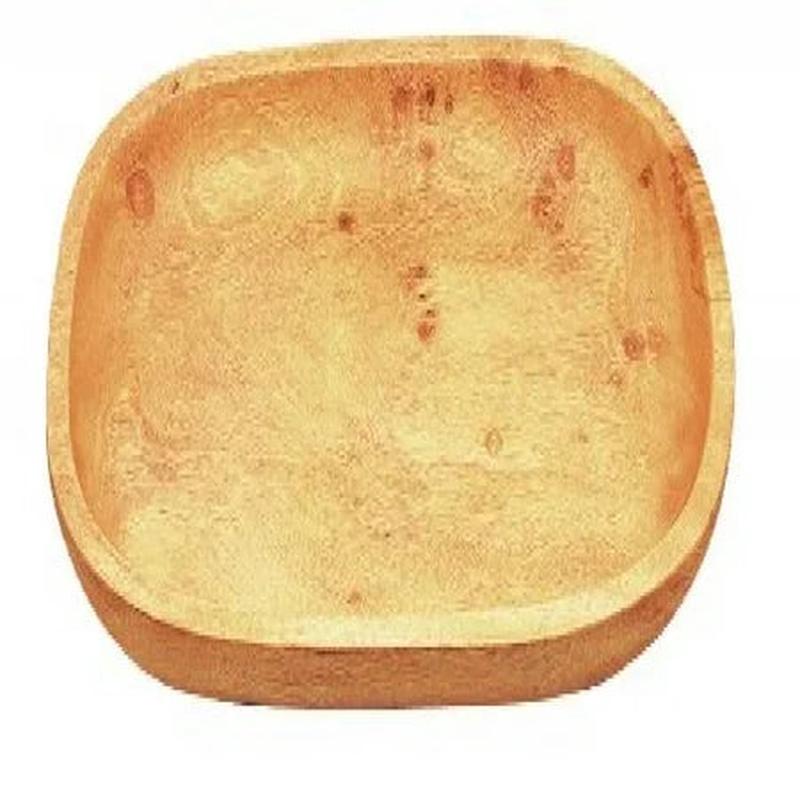 WOOD OVAL SERVING PLATTER 10"X16"