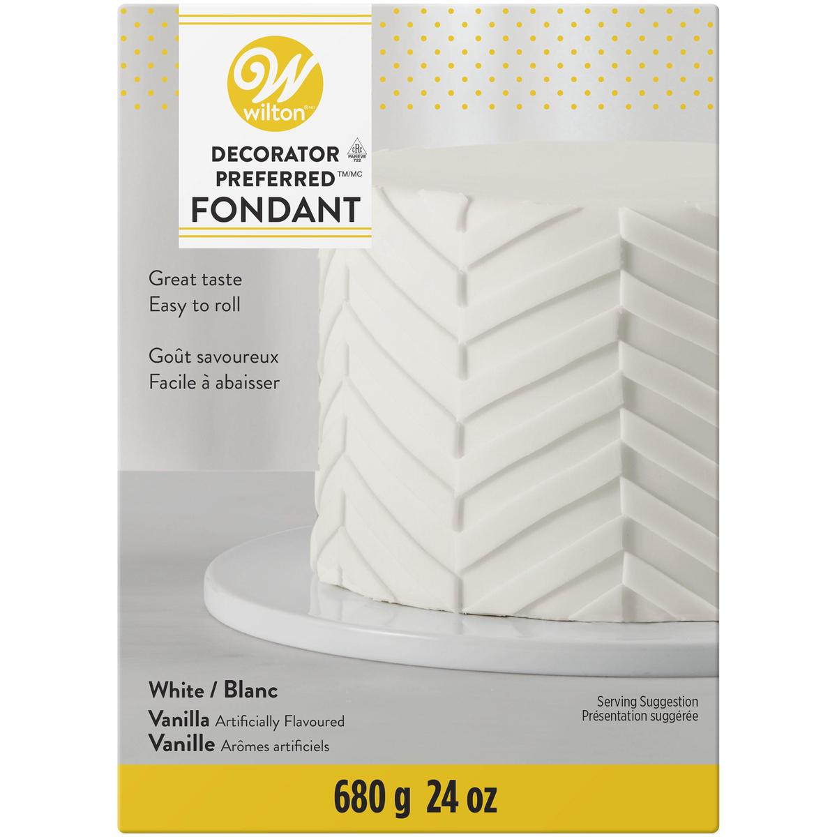 Wilton Fondant White - Vanilla Artificially Flavored 24oz (680g)