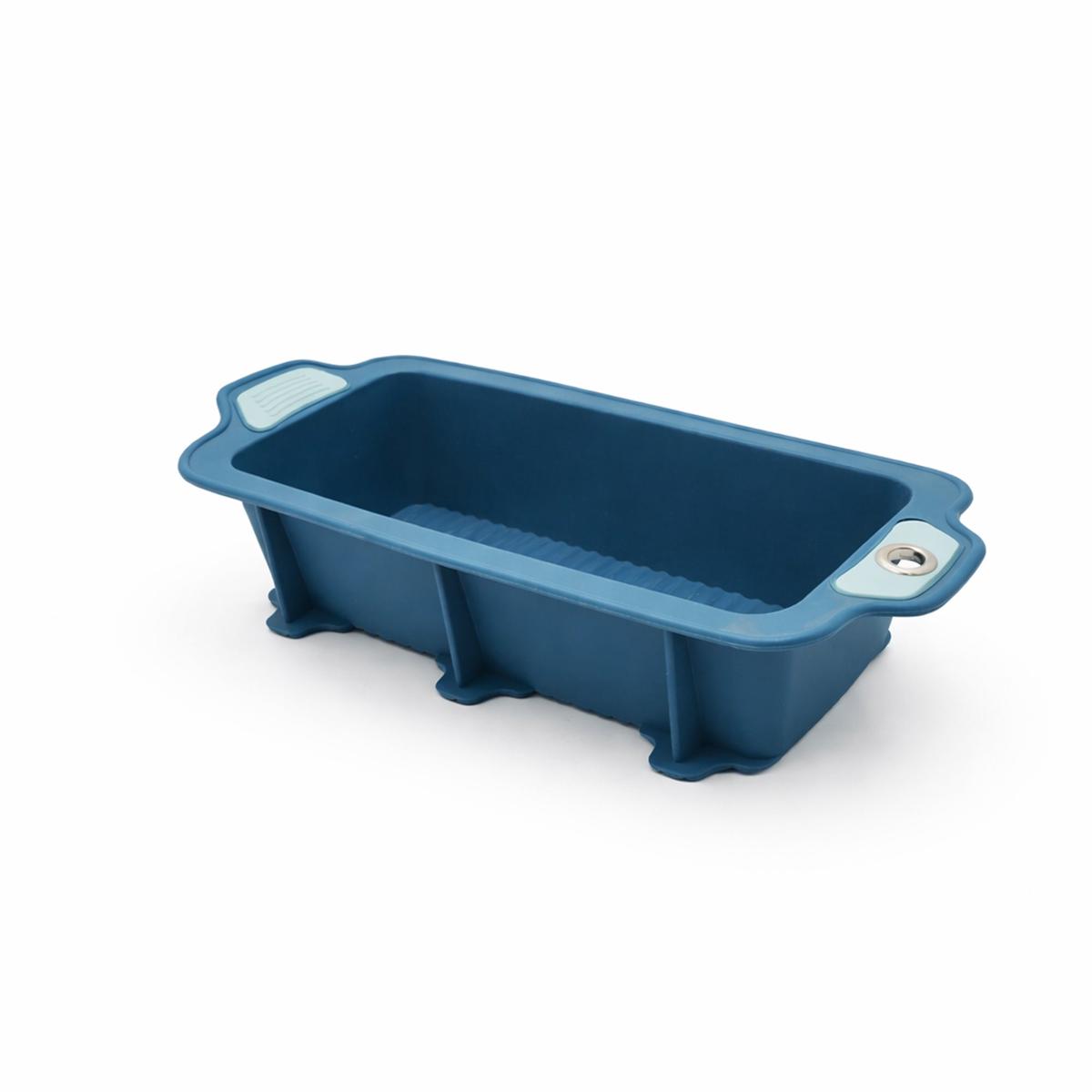 60304-39 Silicone Bread Loaf Baking Pan Non-Stick Rectangular Baking Mold with Handles