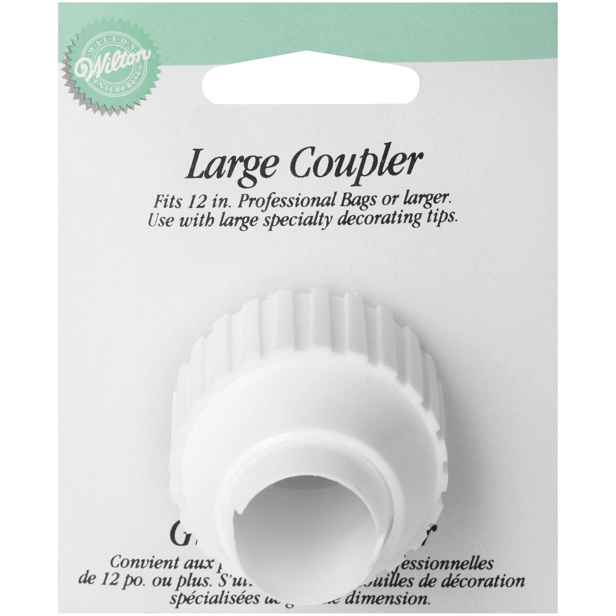 Wilton Large White Plastic Coupler