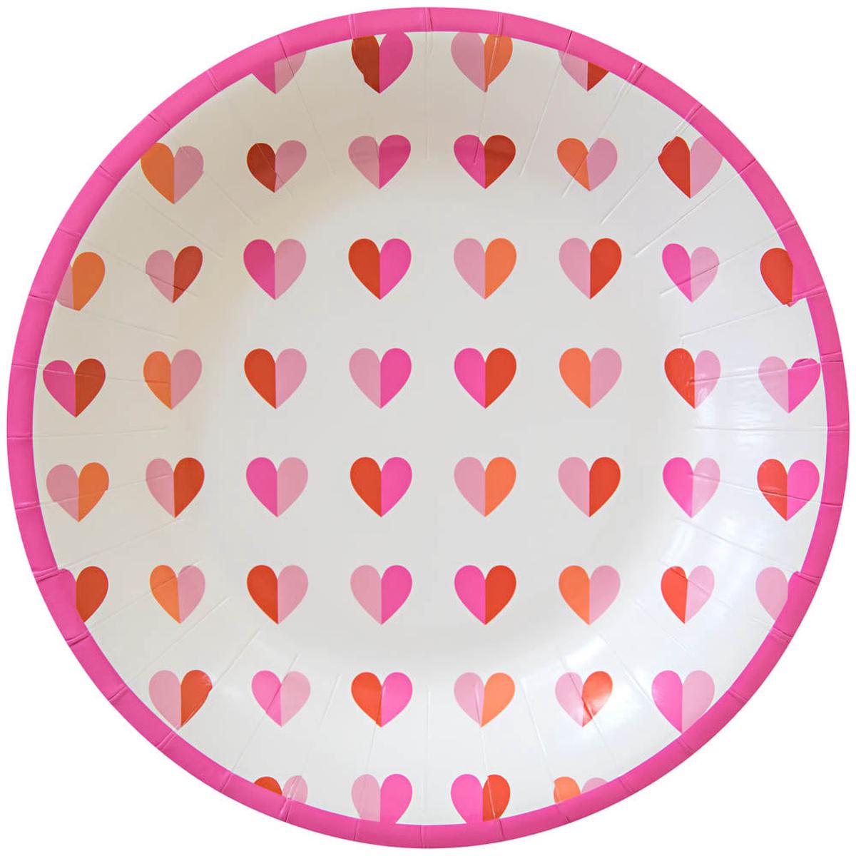 With All My Heart Lunch/Dessert Paper Plates TW13-24450