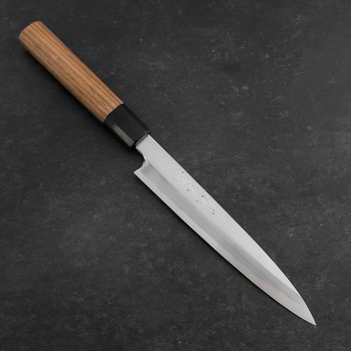 Yanagiba Blue Steel 2 Kasumi Walnut Handle 180mm