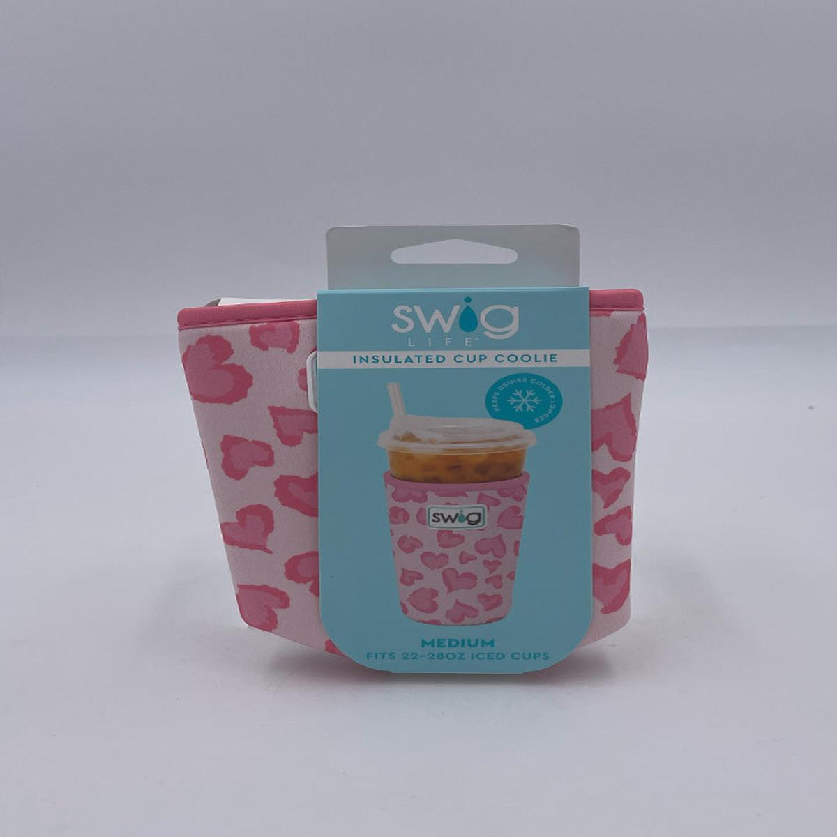 Wild at Heart Iced Cup Coolie Medium by Swig Life