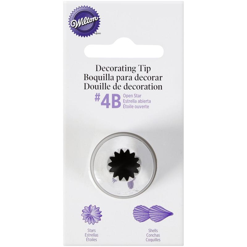 Wilton Decorating Tip #4B Open Star