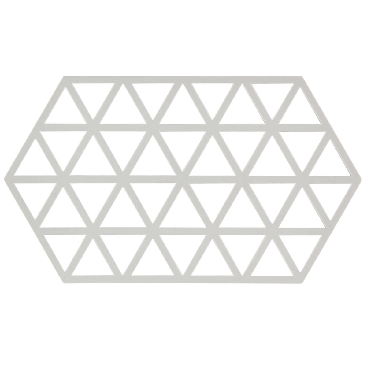 Zone Denmark Triangles Silicone Trivet Large Warm Grey