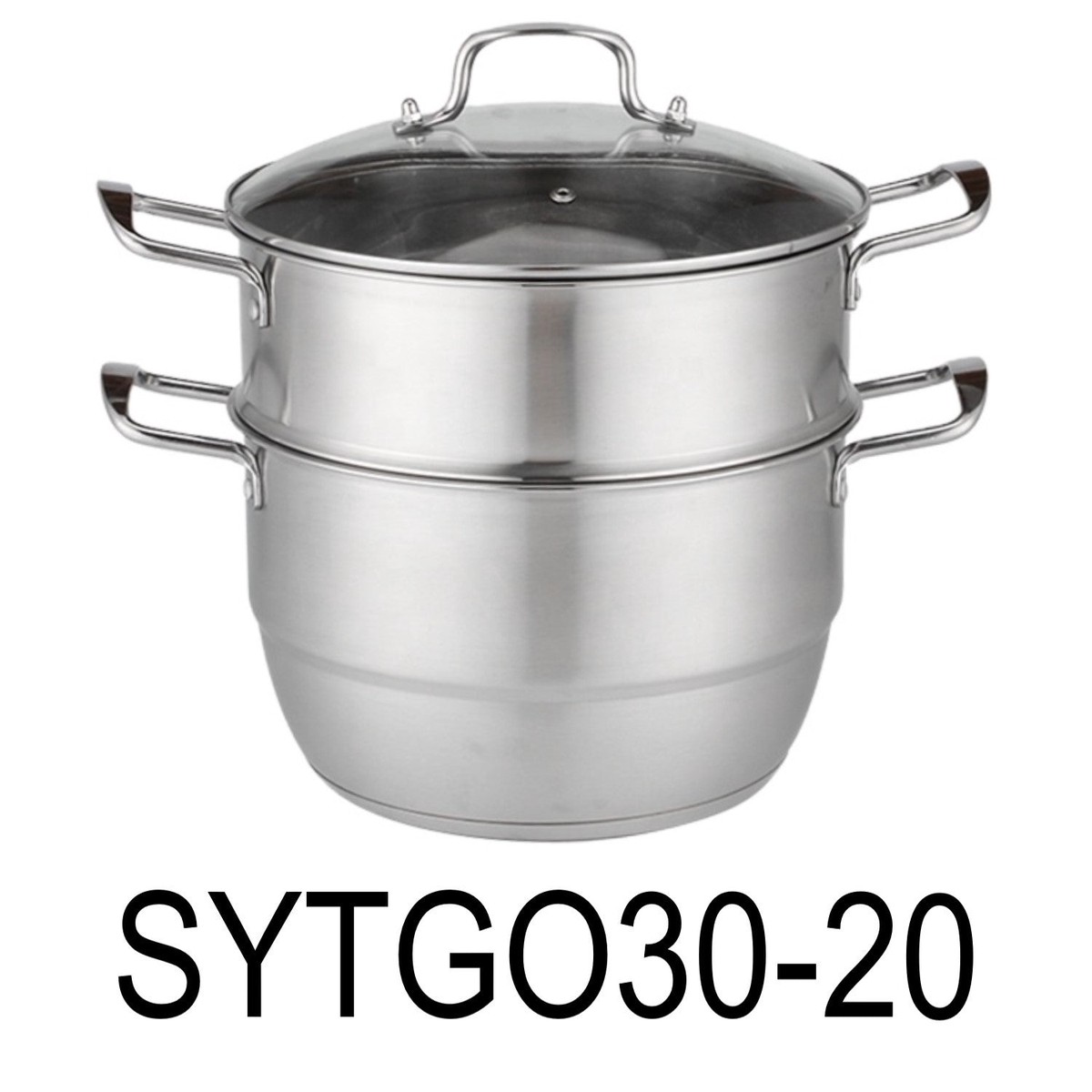 4 PC 20cm Super Double Capsulated Bottom Steamer