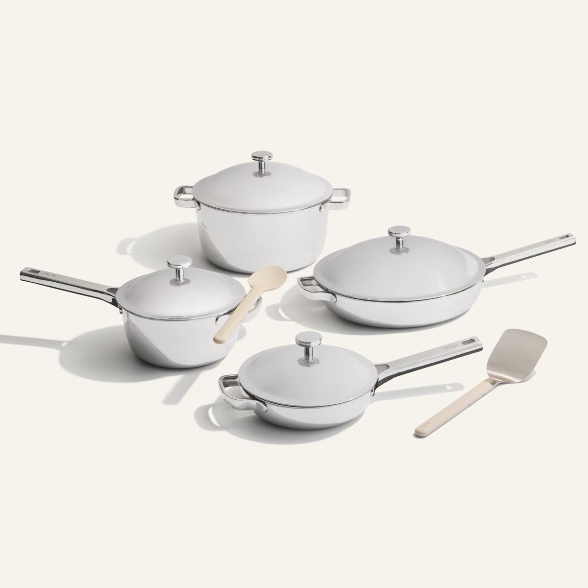 VIP Titanium Pro Complete Cookware Set Chrome