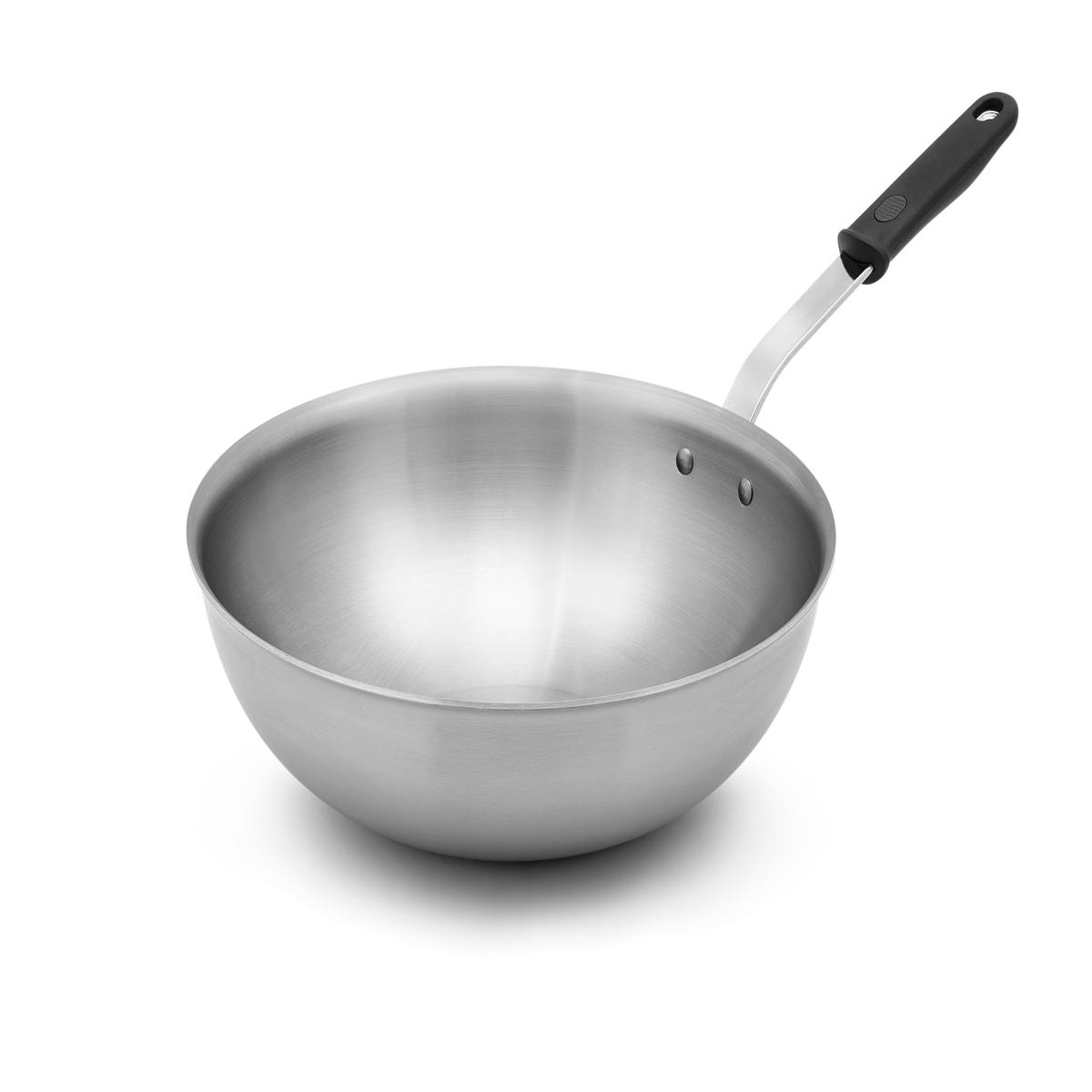 11-Inch Tribute 3-Ply Heavy-Duty Stir-Fry Pan with Silicone Handle