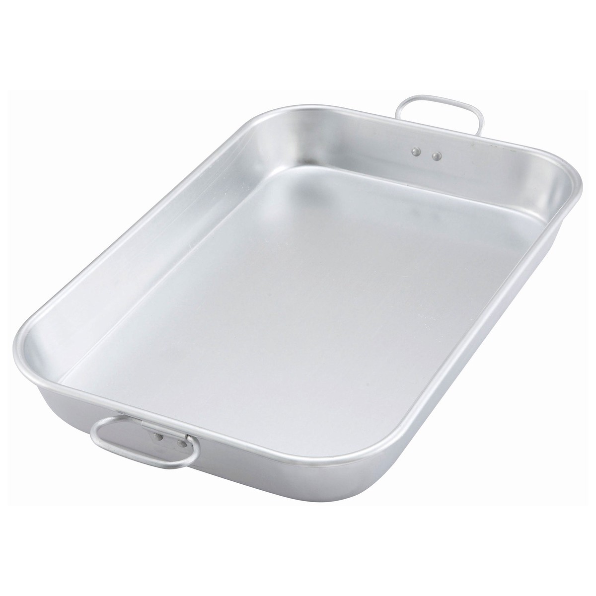 Winco Aluminum Baking and Roasting Pan with Handles 11-1/2" x 17-3/4" x 2-1/4" (Winco ALBP-1218)