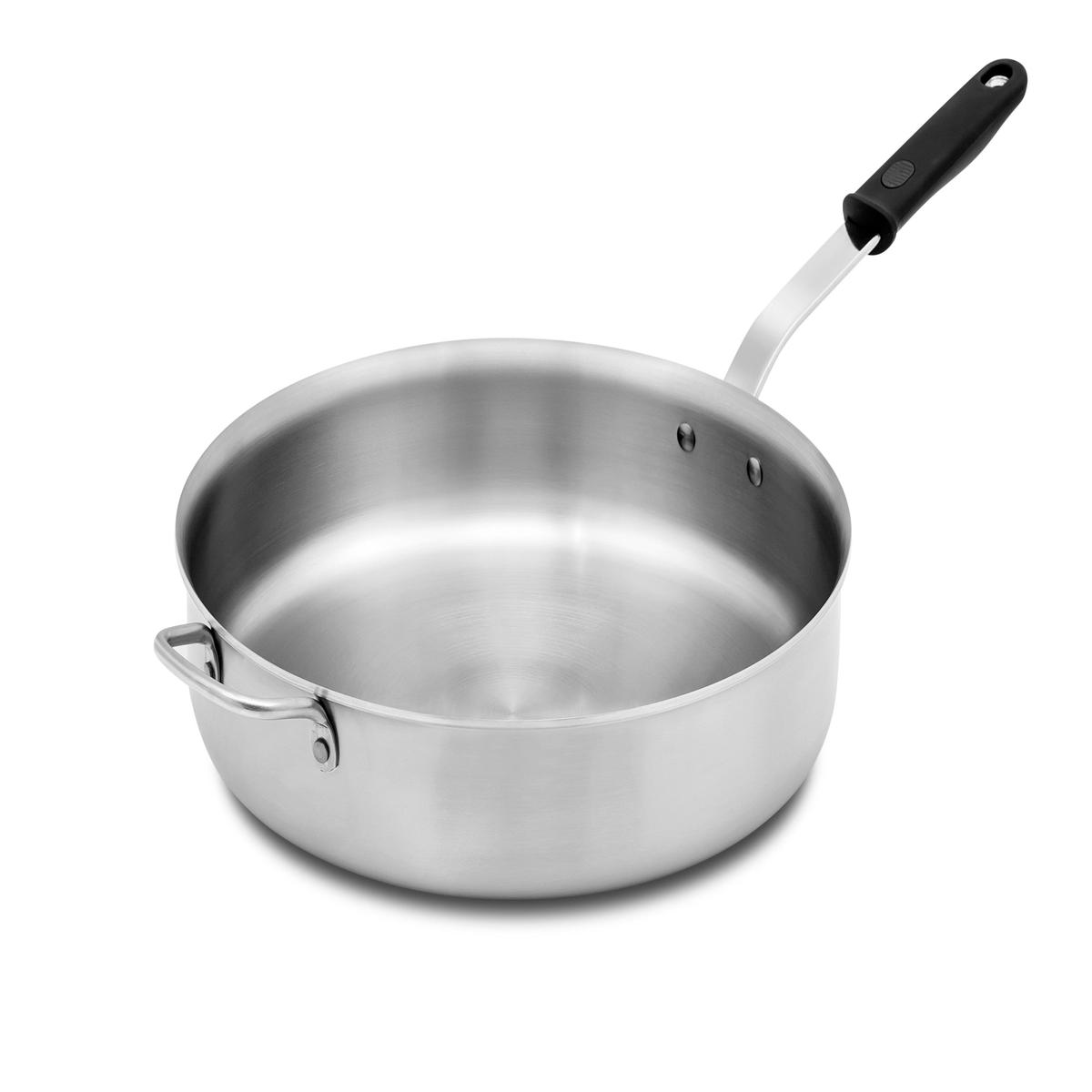 8-Inch 2-Quart Tribute 3-Ply Saut Pan with Silicone Handle
