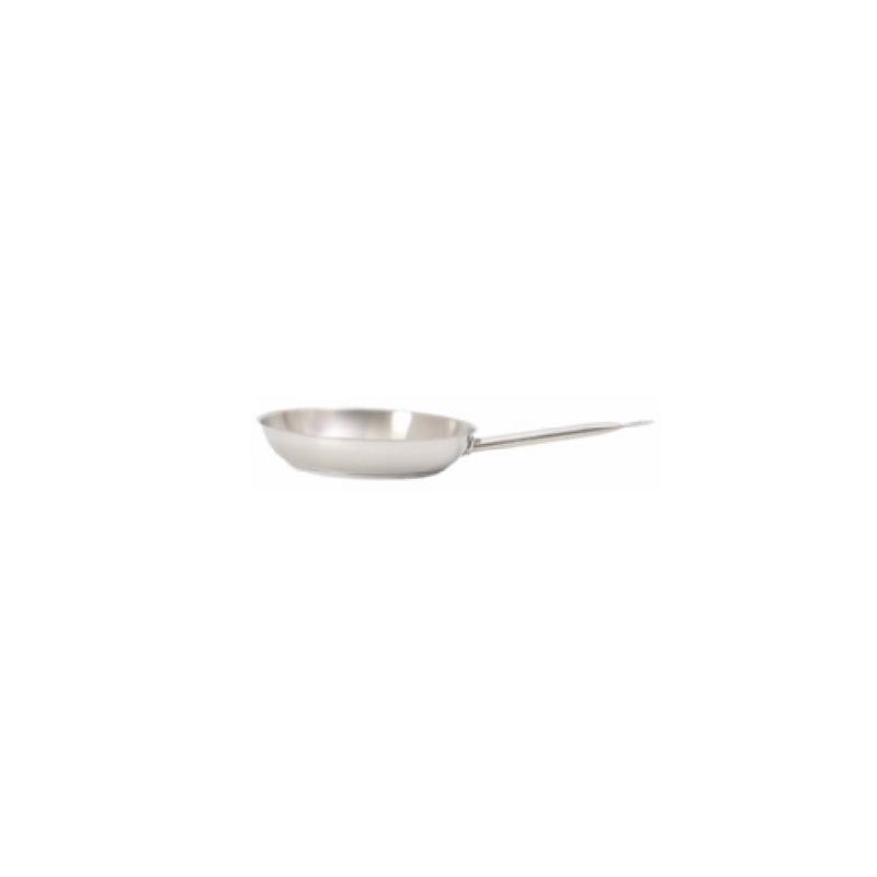 Tuxton RSPT-070 TUXSTEEL 7" Fry Pan 7.0" Dia. X 1.75"H Stainless Steel