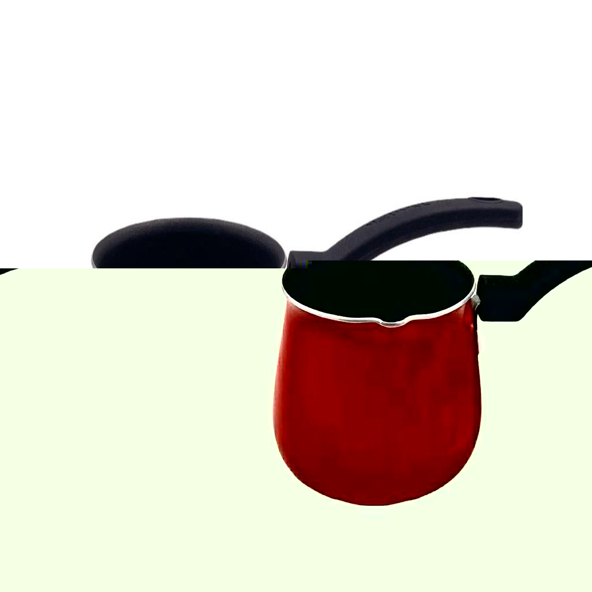 Aluminium Nouval coffee pot red 9 cm