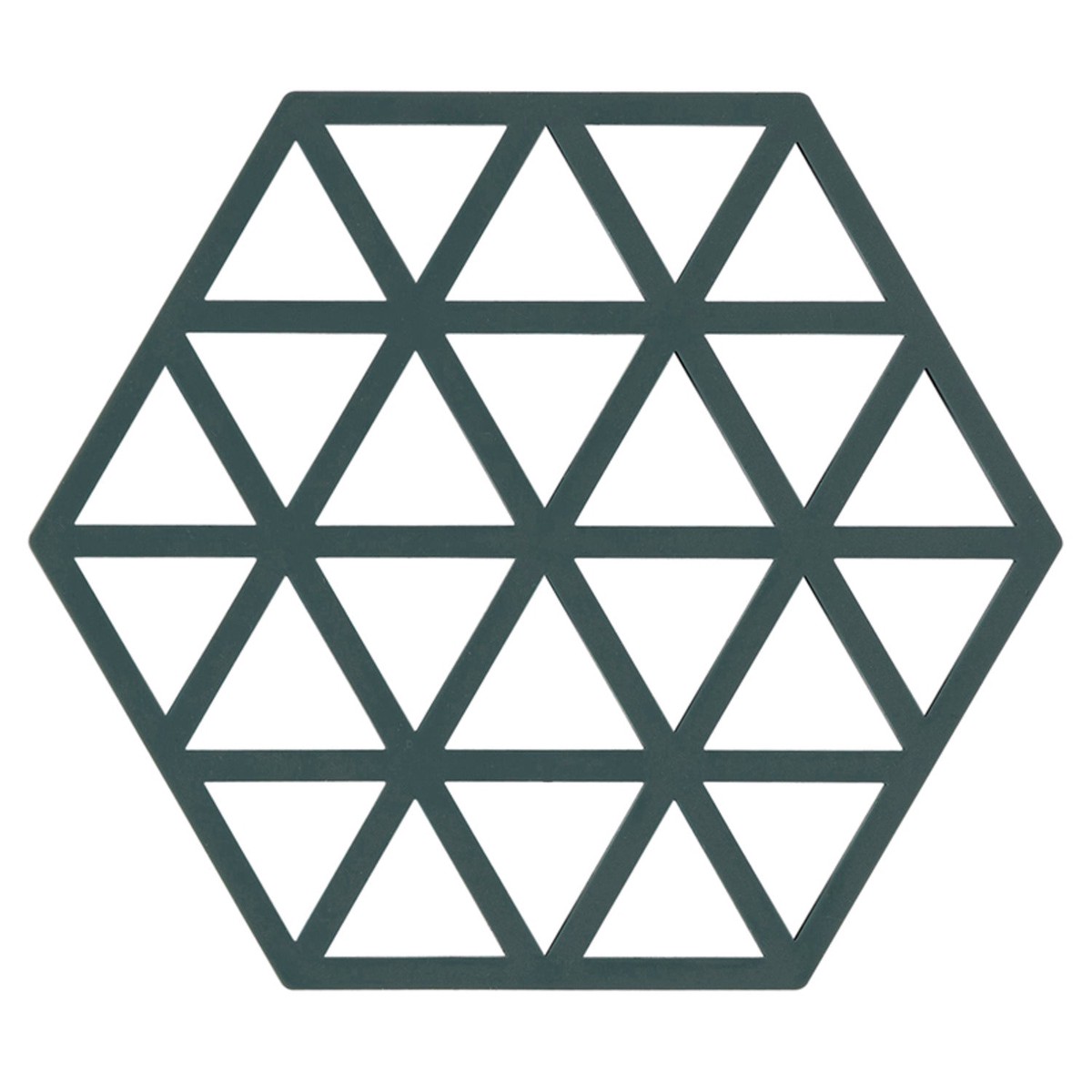 Zone Denmark Triangles Silicone Trivet Cactus Green