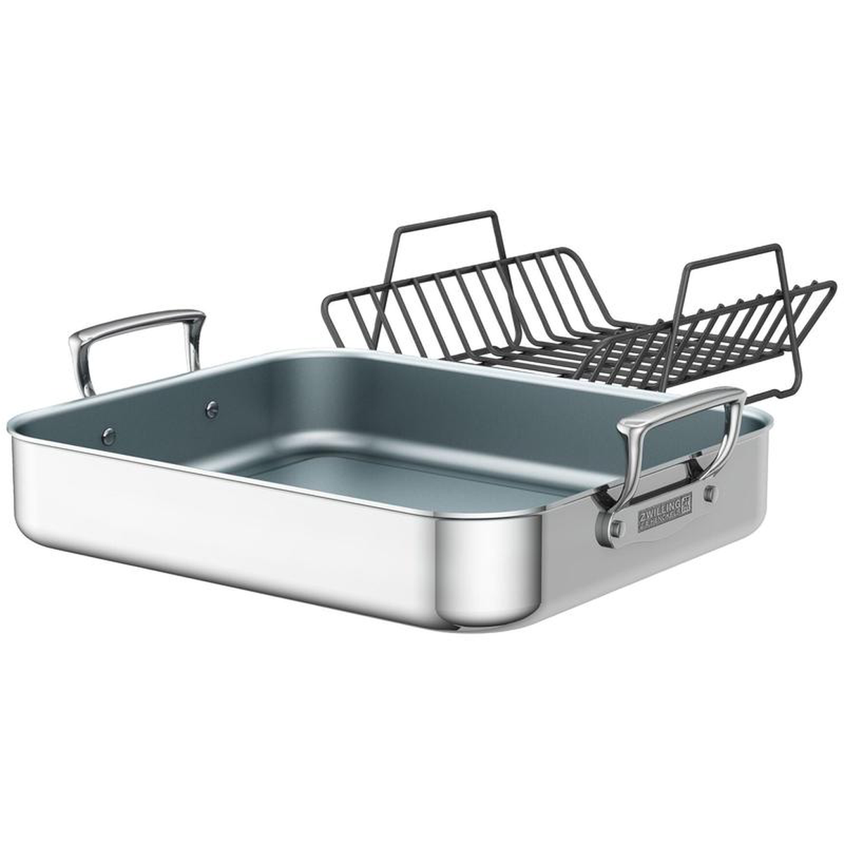 Zwilling  Stainless Clad with Ceramic Nonstick Roasting Pan & Rack (Promo)