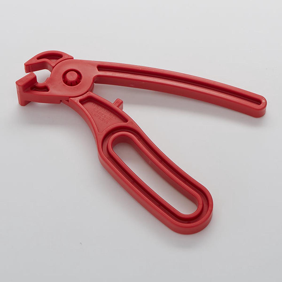 8-1/4" Red Nylon Pizza Pan Gripper for Deep Pans