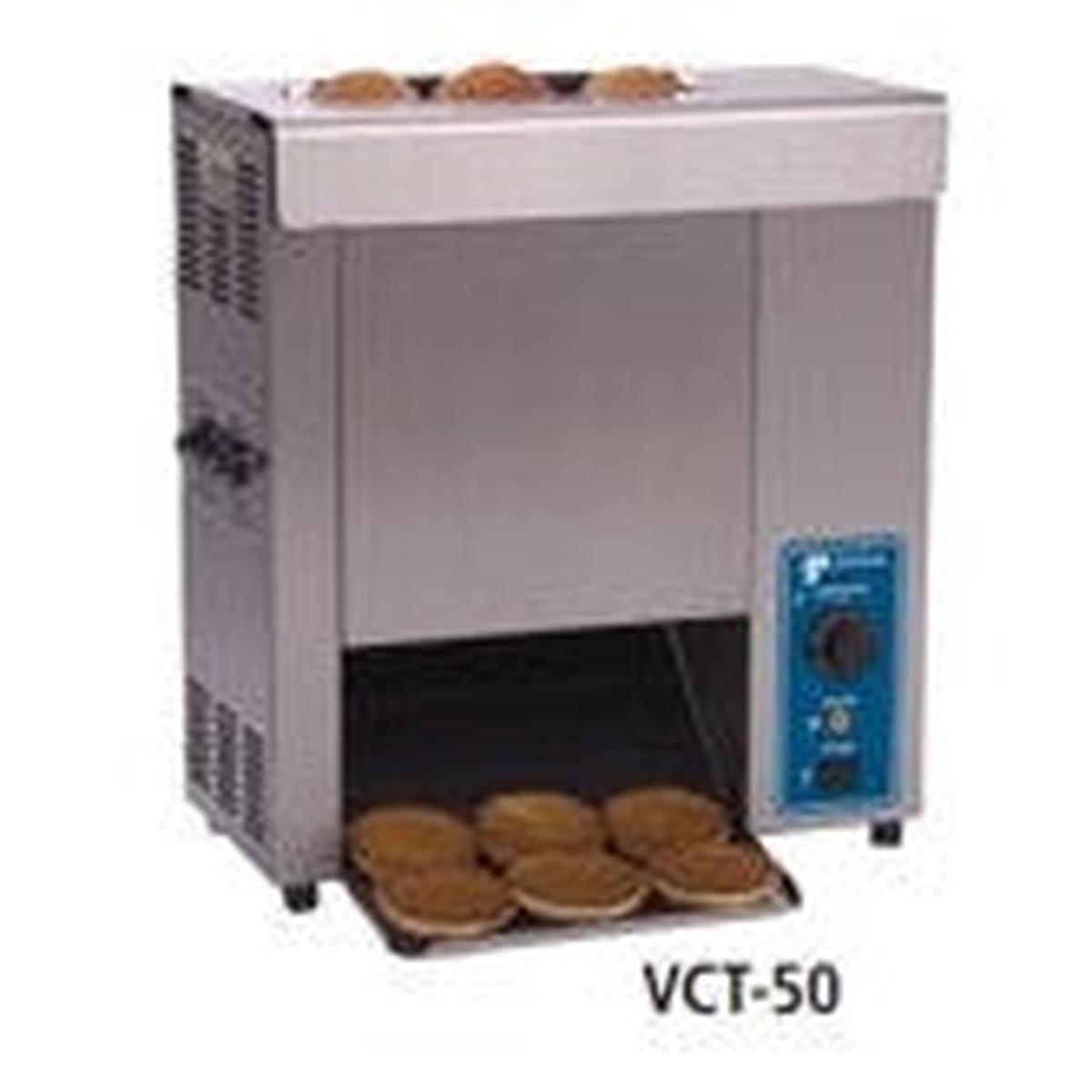 (9200608) VERTICAL CONTACT BUN TOASTER 50 SECOND PASS-THROUGH TIME