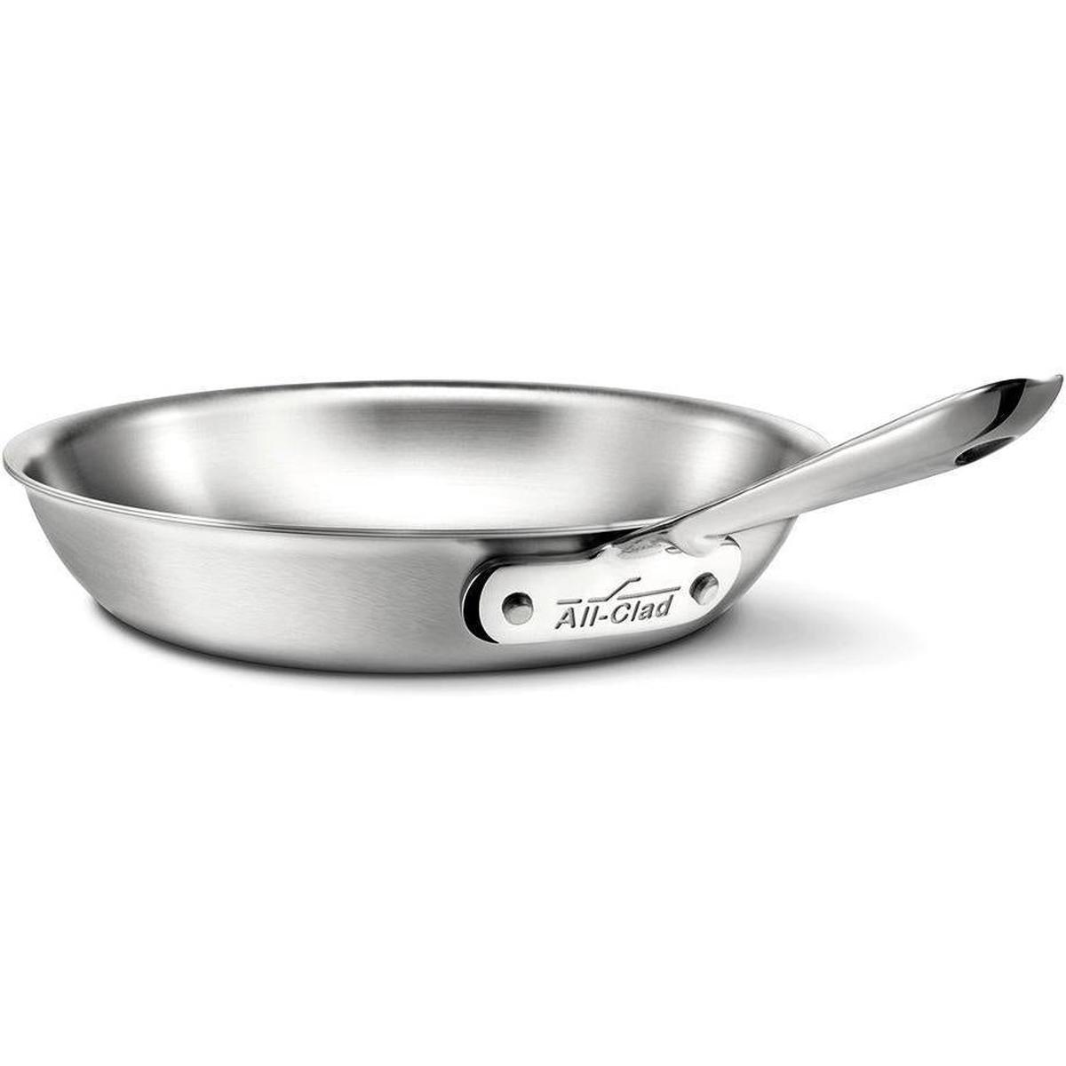 All Clad D5 - 8" Stainless Steel Brushed Fry Pan - BD55108