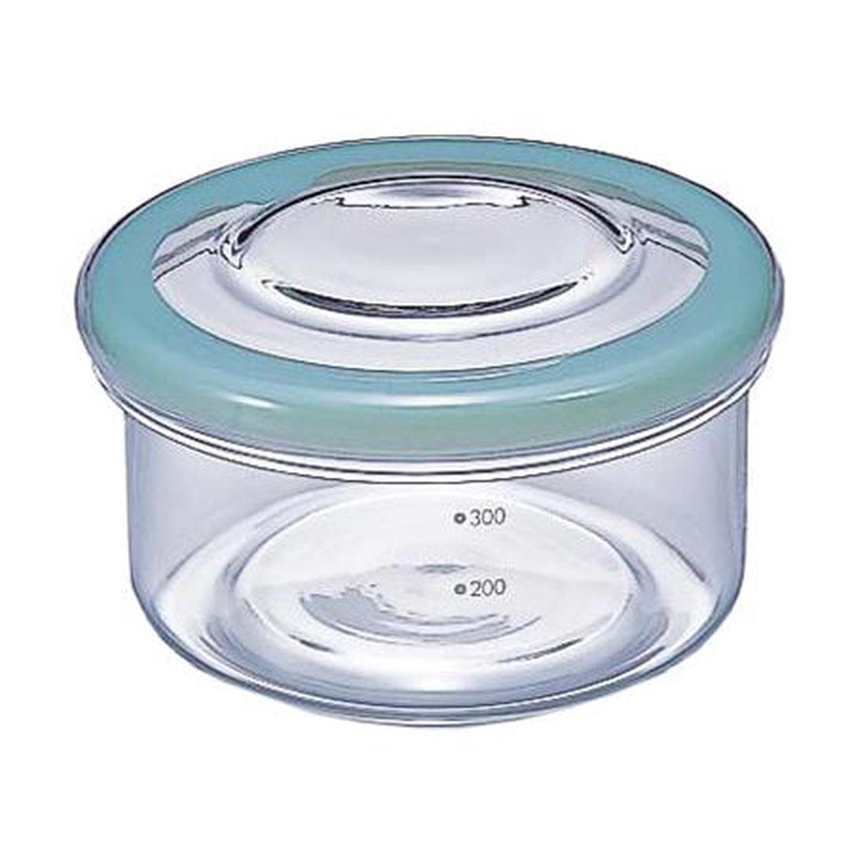 HARIO Cycle Ware Glass Container 400ml Green