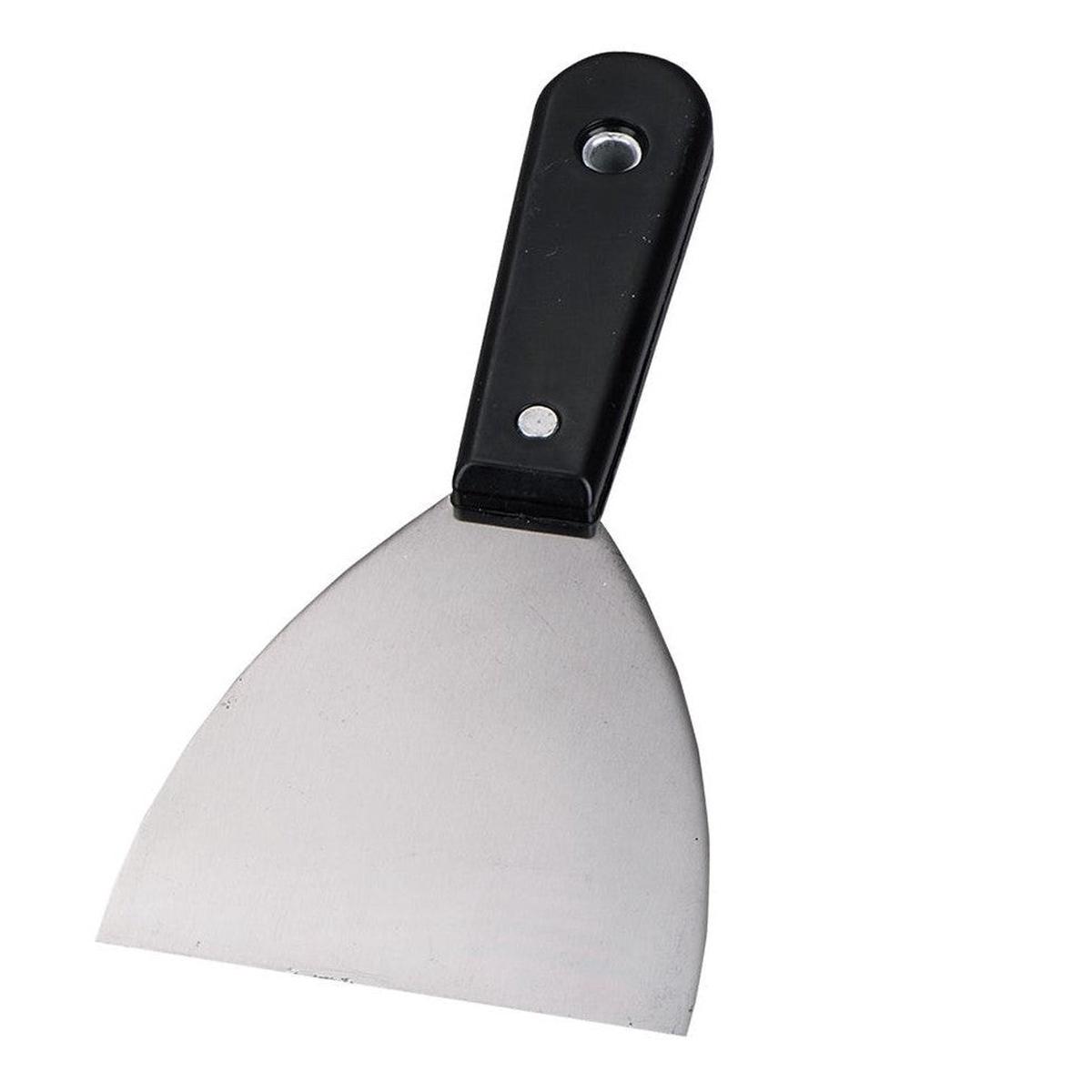 SS SPATULA WPLASTIC HANDLE THICKNESS 10MM SIZE 75CM