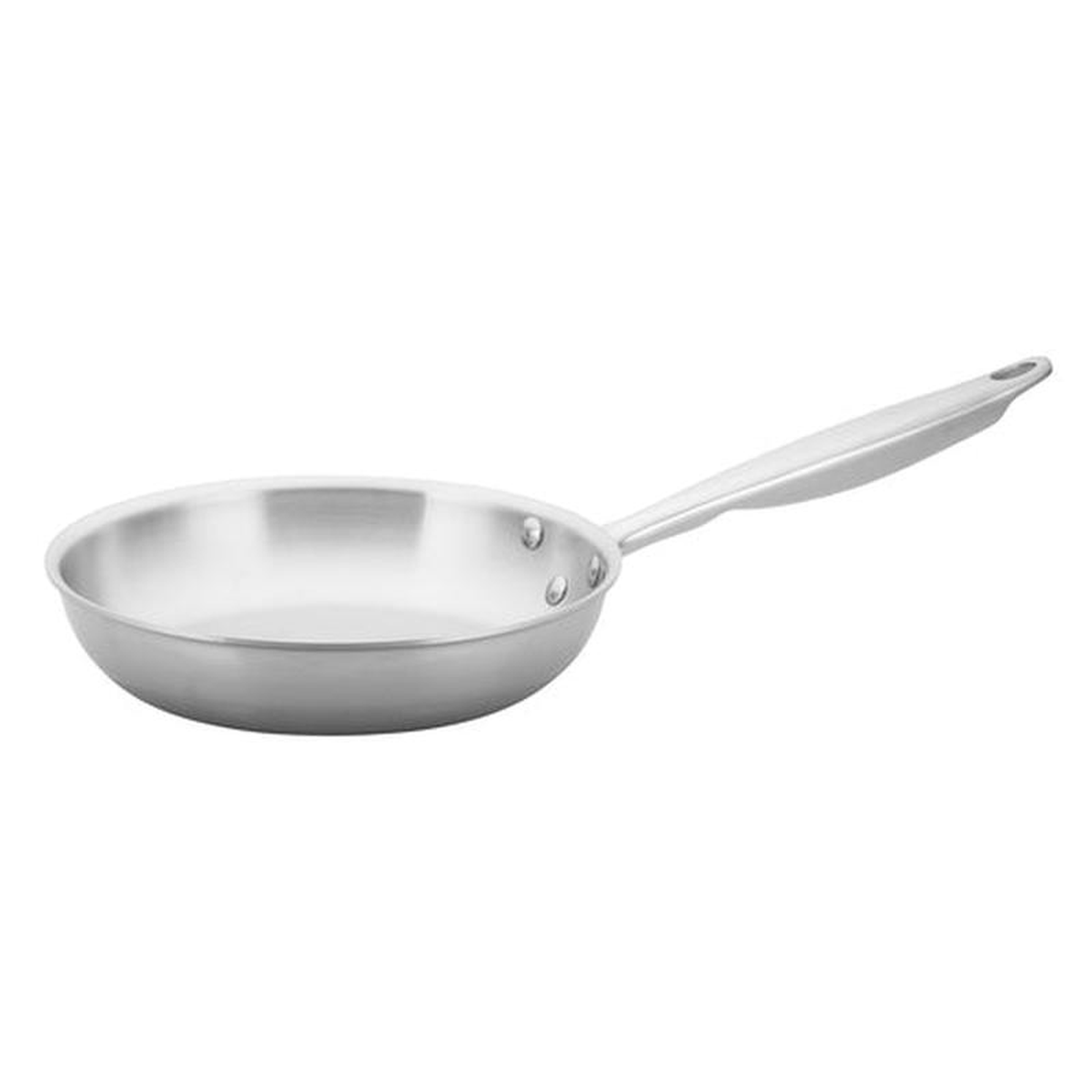 Tgfp-8 Winco Fry Pan 88221Dia Stainless Steel Tri-Gen Induction